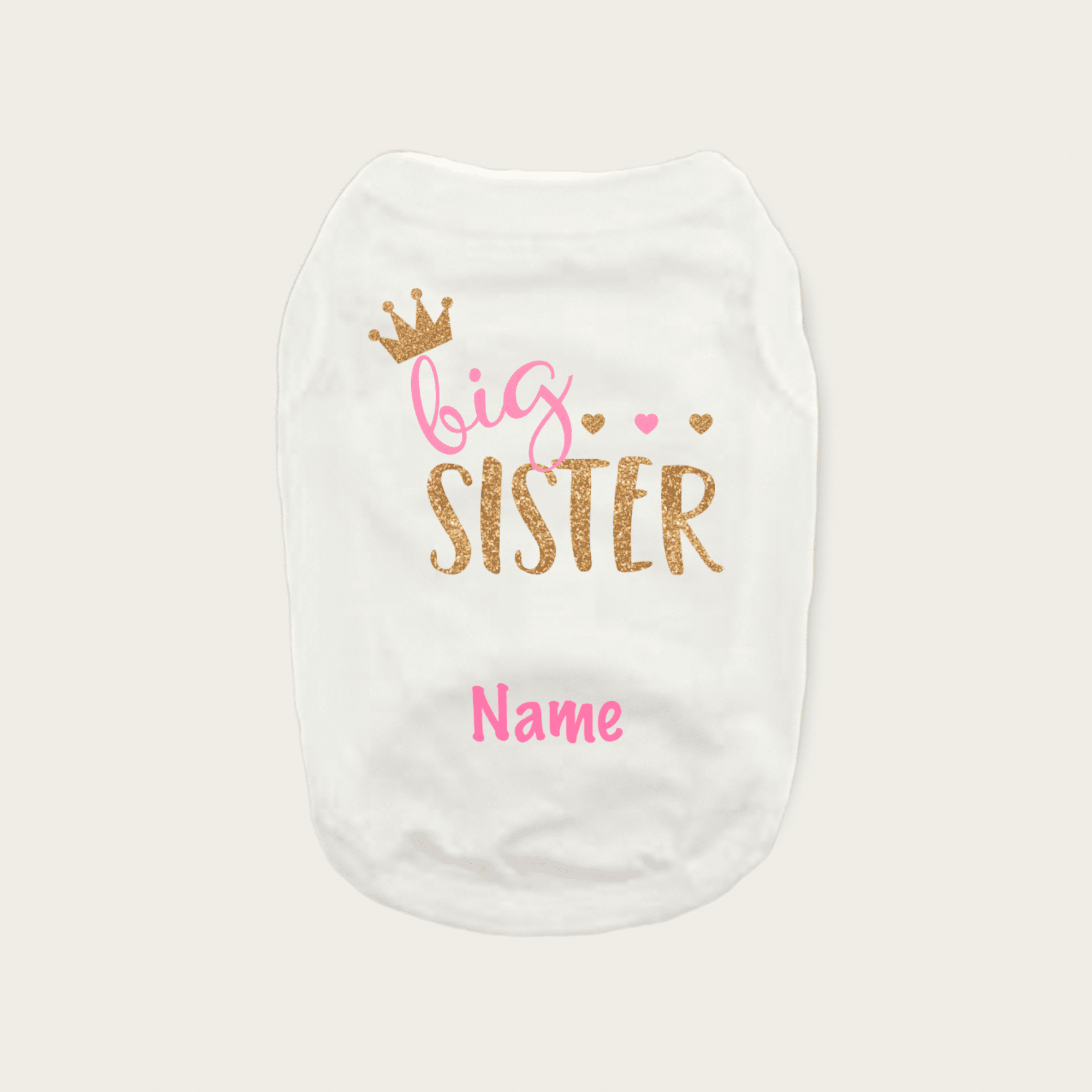 Custom Big Sister Dog Shirt