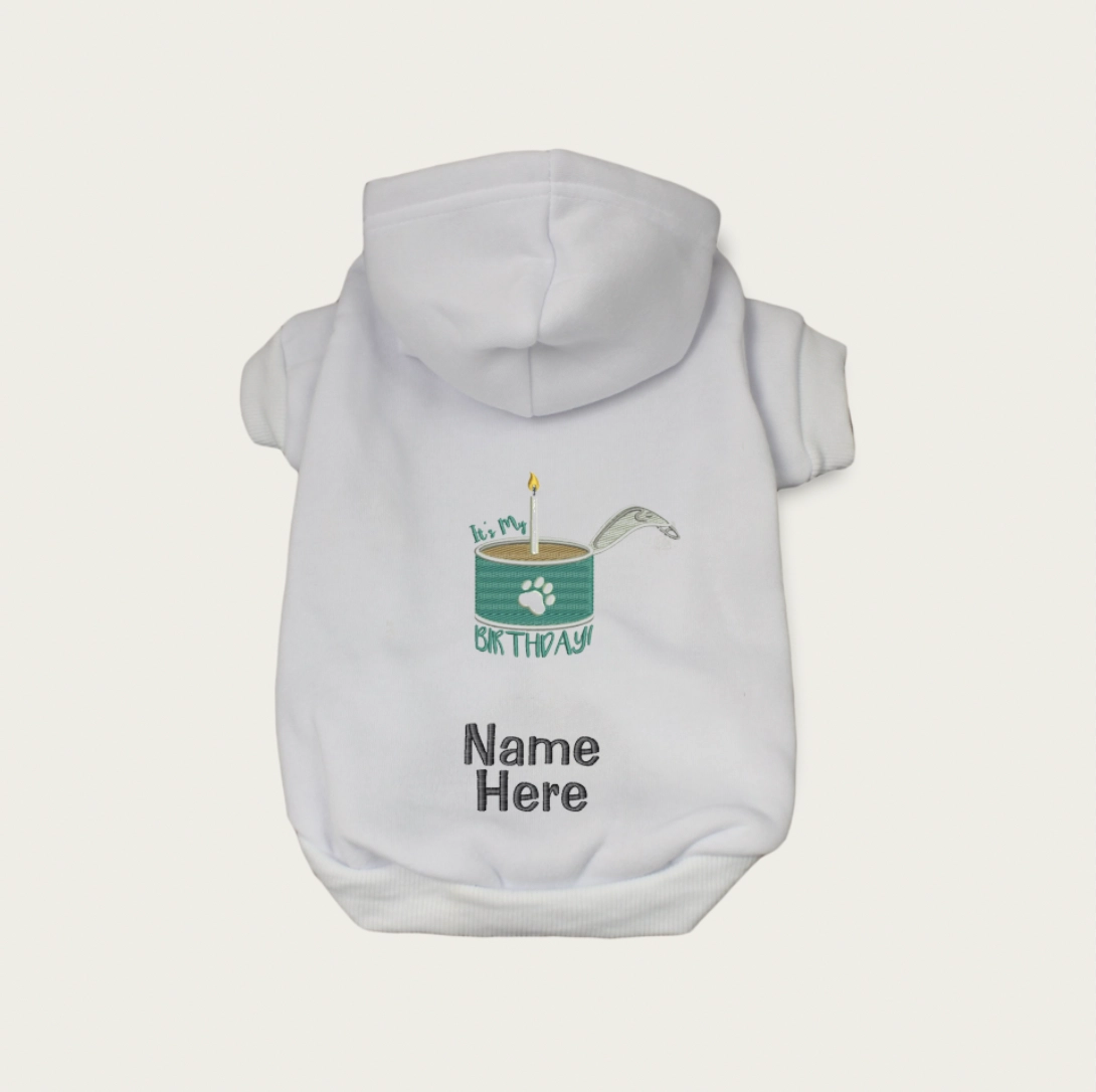 Embroidered Birthday Hoodie