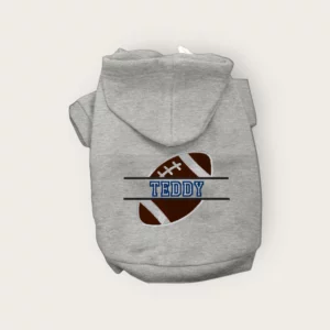 Embroidered Football Hoodie