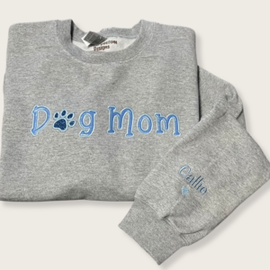 Personalized Dog Mom Sweatshirt