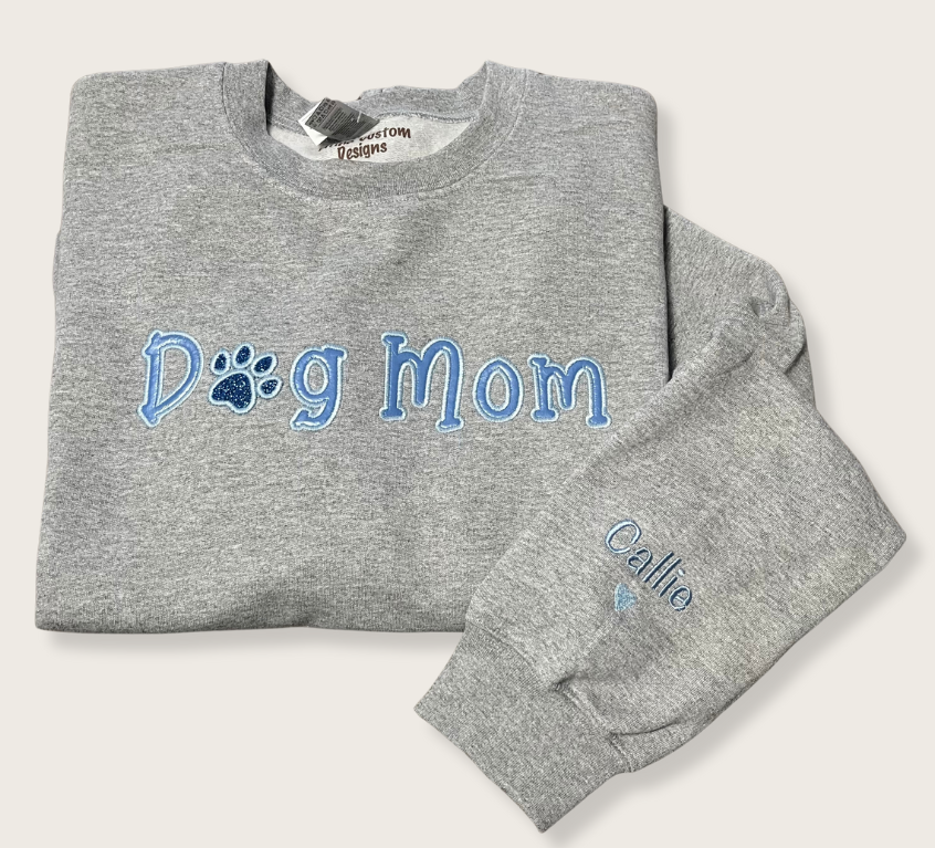 Personalized Dog Mom Sweatshirt